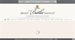 Desktop Screenshot of britishbutlerinstitute.com